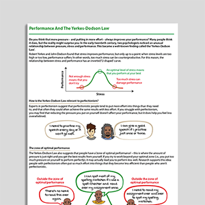 Performance And The Yerkes-Dodson Law