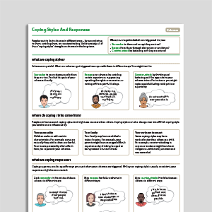 Coping Styles And Responses (Schema Therapy)