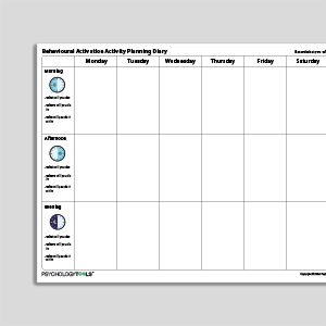 Behavioral Activation Activity Planning Diary