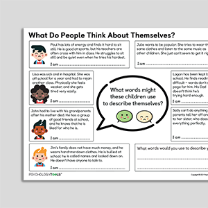 What Do People Think About Themselves (CYP)?
