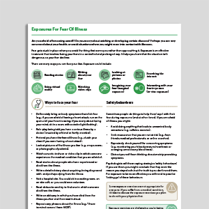 Exposures For Fear Of Illness