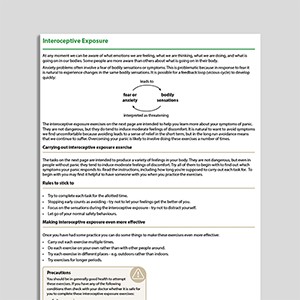 Interoceptive Exposure