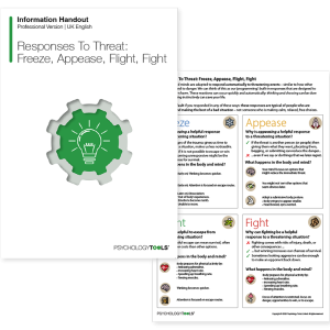 Responses To Threat: Freeze, Appease, Flight, Fight | Psychology Tools