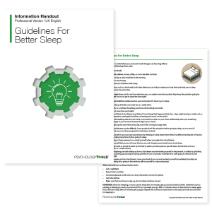 Guidelines For Better Sleep | Psychology Tools