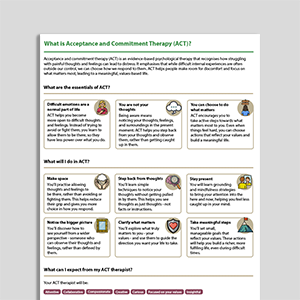 What Is Acceptance And Commitment Therapy (ACT)?