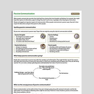 Passive Communication