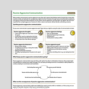 Passive-Aggressive Communication