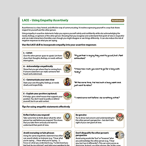 LACE – Using Empathy Assertively