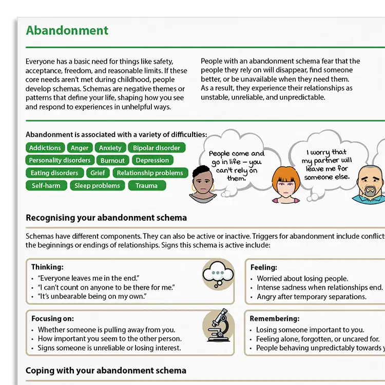 Psychology Tools resource: Abandonment