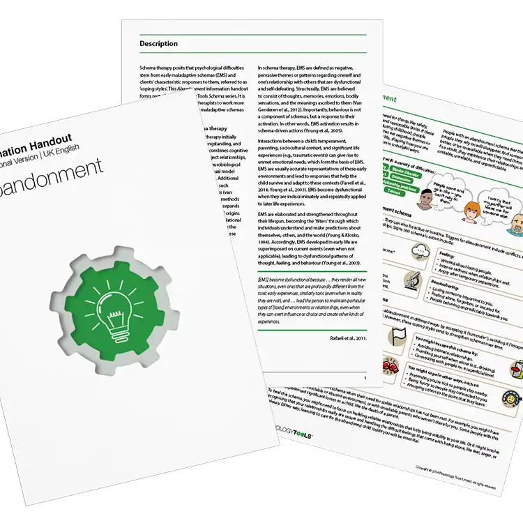 Psychology Tools resource: Abandonment