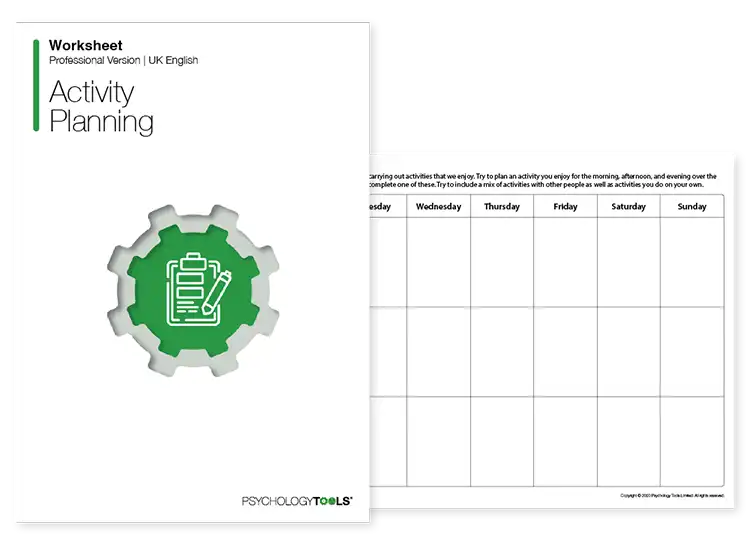 Psychology Tools resource: Activity Planning