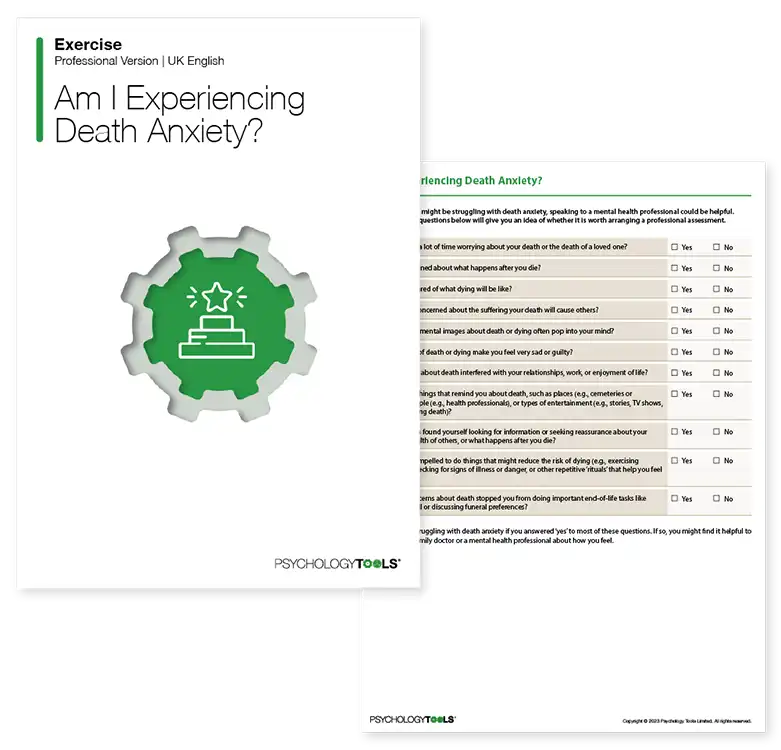 Psychology Tools resource: Am I Experiencing Death Anxiety?