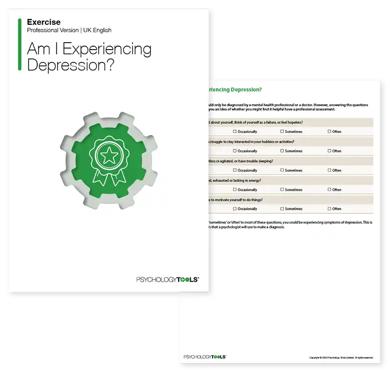 Psychology Tools resource: Am I Experiencing Depression?