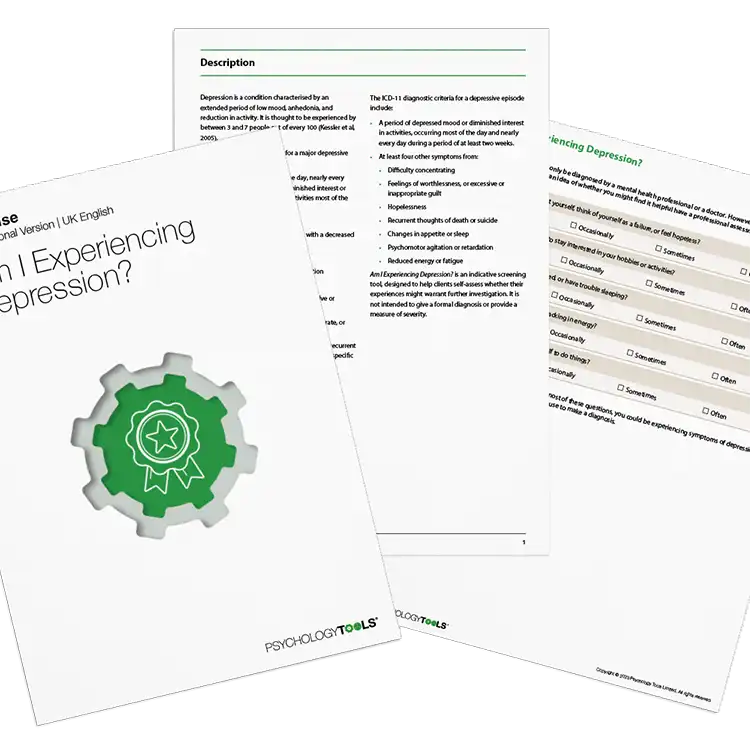 Psychology Tools resource: Am I Experiencing Depression?