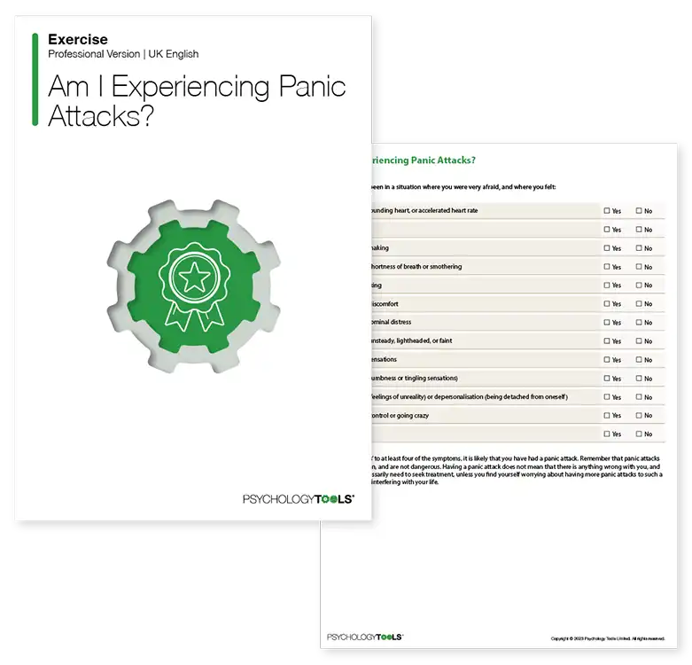 Psychology Tools resource: Am I Experiencing Panic Attacks?