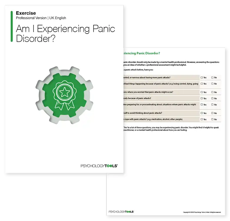 Psychology Tools resource: Am I Experiencing Panic Disorder?