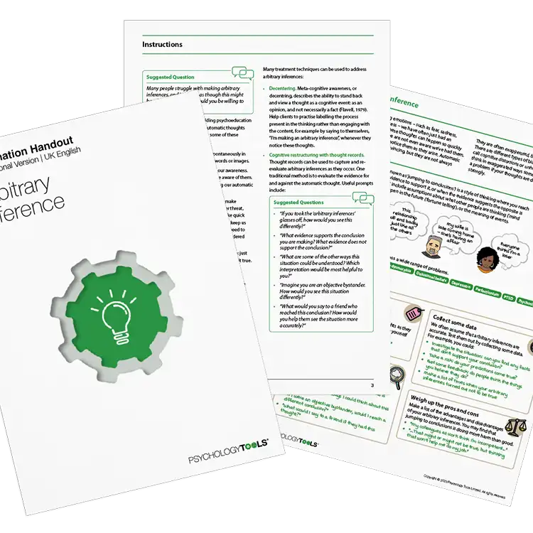Psychology Tools resource: Arbitrary Inference