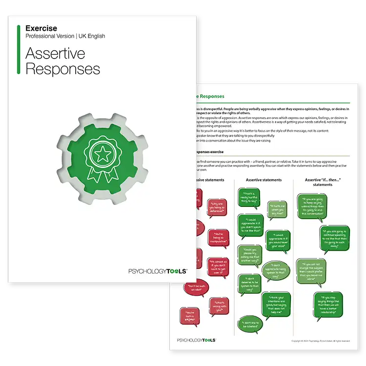 Psychology Tools resource: Assertive Responses