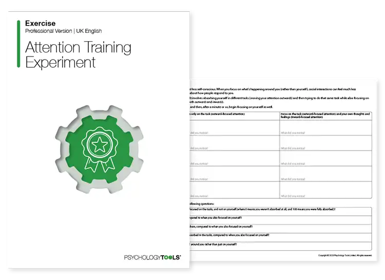 Psychology Tools resource: Attention Training Experiment