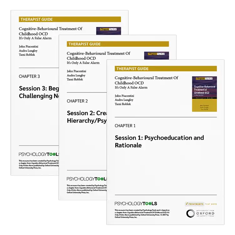 Psychology Tools | Oxford University Press | Treatments That Work™ | Cognitive Behavioral Treatment Of Childhood OCD: Therapist Guide