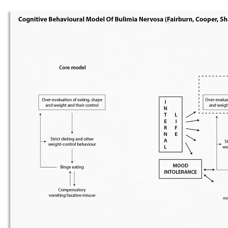 Psychology Tools resource: Cognitive Behavioral Model Of Bulimia Nervosa Fairburn Cooper Shafran 2003