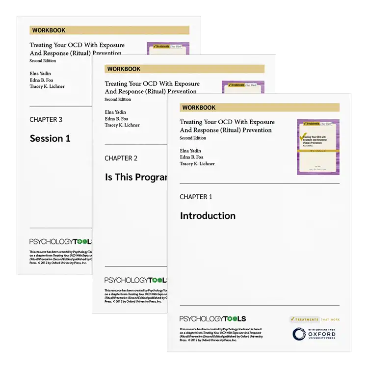 Psychology Tools | Oxford University Press | Treatments That Work™ | Exposure And Response Prevention For Obsessive Compulsive Disorder: Workbook