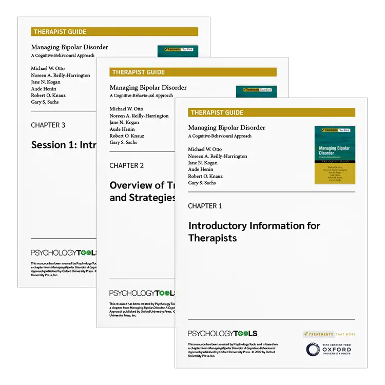Psychology Tools | Oxford University Press | Treatments That Work™ | Managing Bipolar Disorder: Therapist Guide
