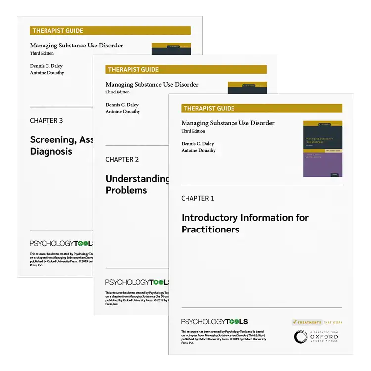 Psychology Tools | Oxford University Press | Treatments That Work™ | Managing Substance Use Disorder: Practitioner Guide