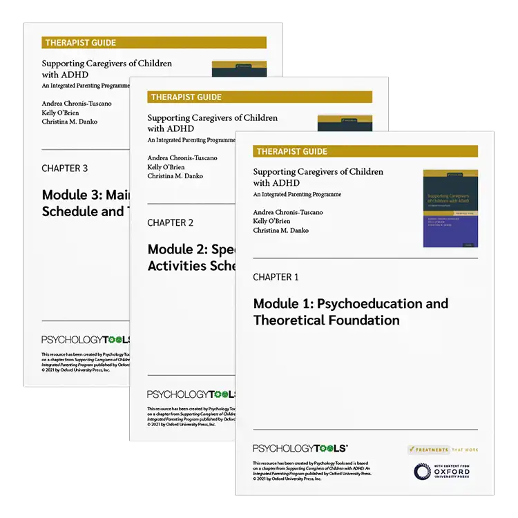 Psychology Tools | Oxford University Press | Treatments That Work™ | Supporting Caregivers Of Children With ADHD: Therapist Guide