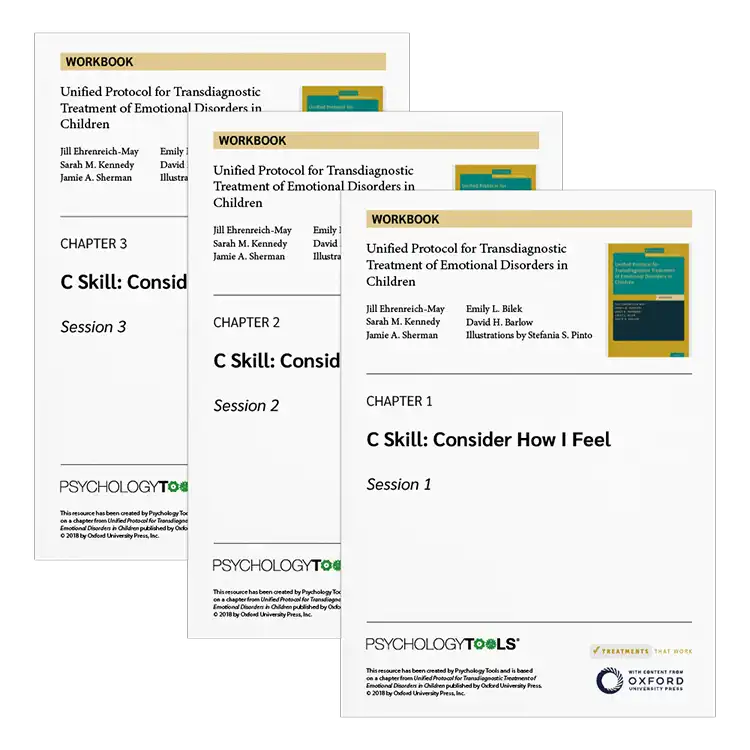 Psychology Tools | Oxford University Press | Treatments That Work™ | Unified Protocol for Transdiagnostic Treatment of Emotional Disorders In Adolescents: Workbook