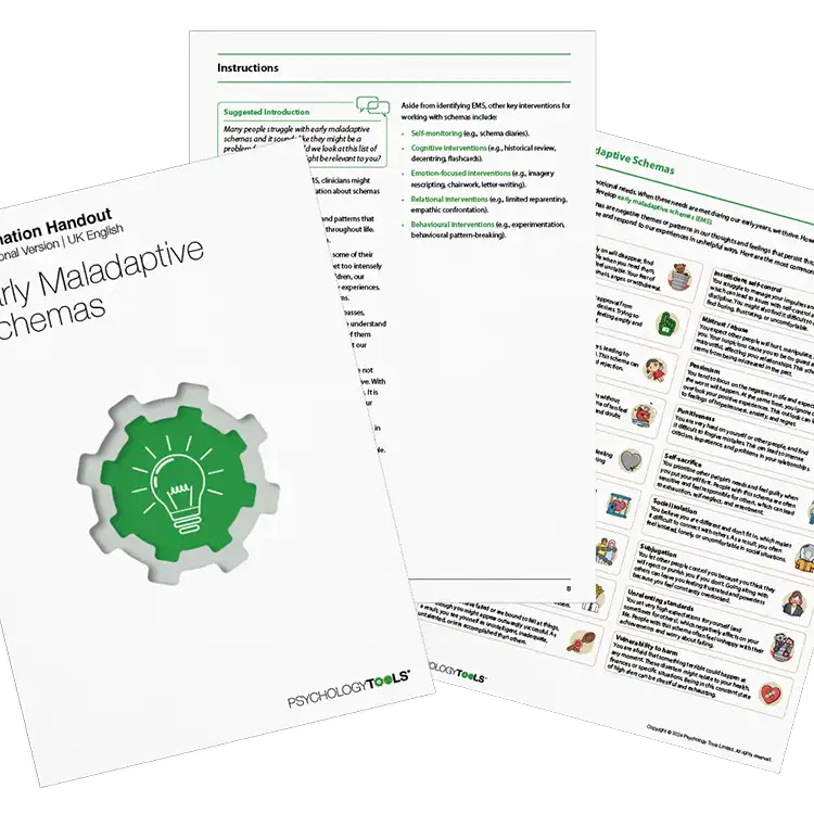 Psychology Tools resource: Early Maladaptive Schemas