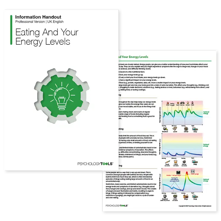 Psychology Tools resource: Eating And Your Energy Levels