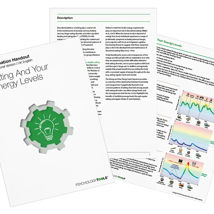 Psychology Tools resource: Eating And Your Energy Levels