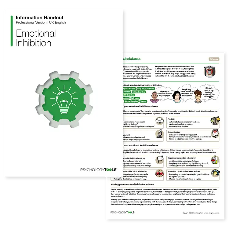 Psychology Tools resource: Emotional Inhibition