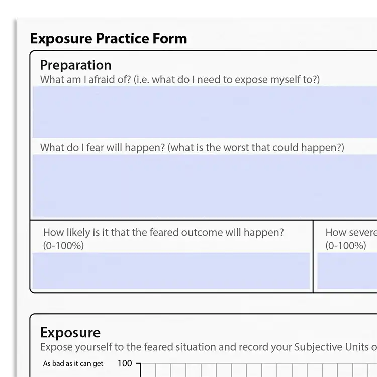 Psychology Tools resource: Exposure Practice Form