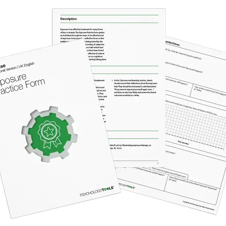 Psychology Tools resource: Exposure Practice Form