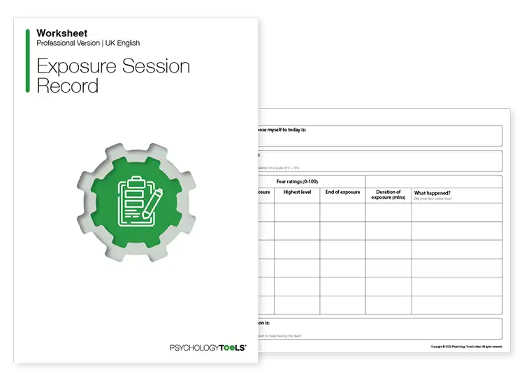 Psychology Tools resource: Exposure Session Record