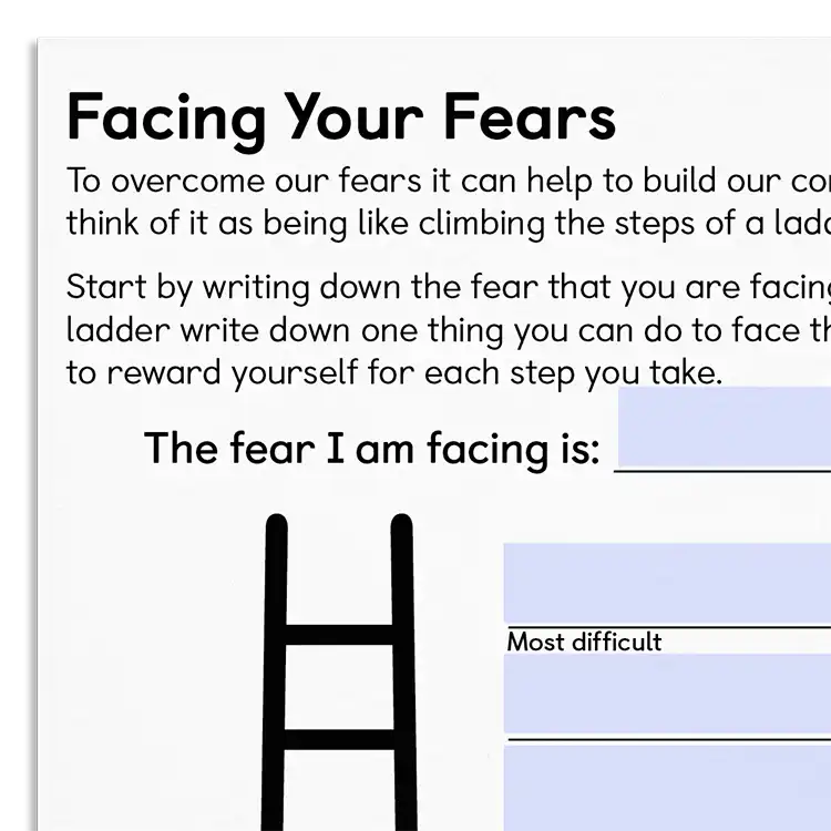 Psychology Tools resource: Facing Your Fears (CYP)