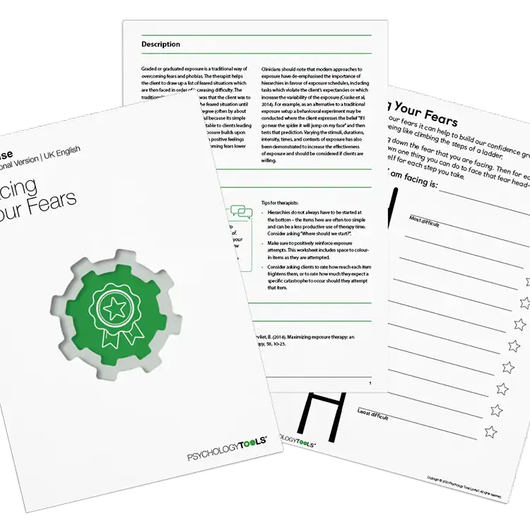 Psychology Tools resource: Facing Your Fears (CYP)