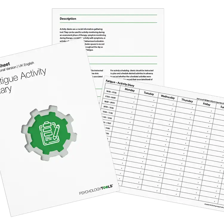 Psychology Tools resource: Fatigue Activity Diary