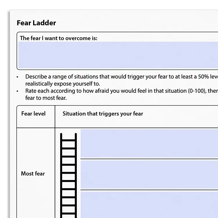 Psychology Tools resource: Fear Ladder