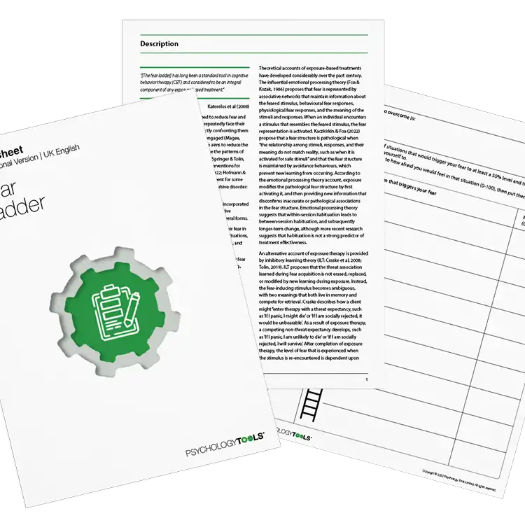 Psychology Tools resource: Fear Ladder
