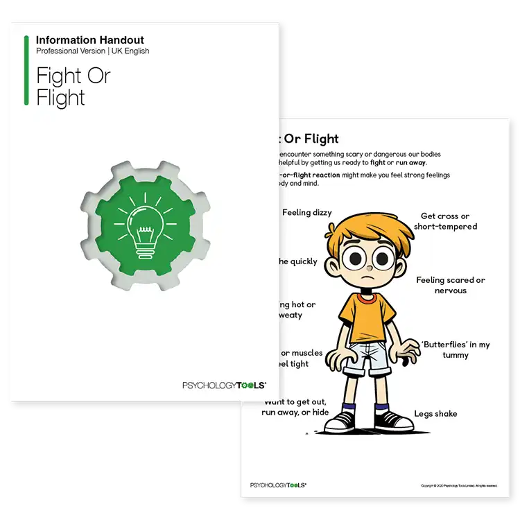 Psychology Tools resource: Fight or Flight (CYP)
