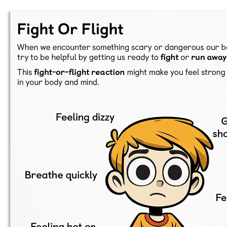 Psychology Tools resource: Fight or Flight (CYP)