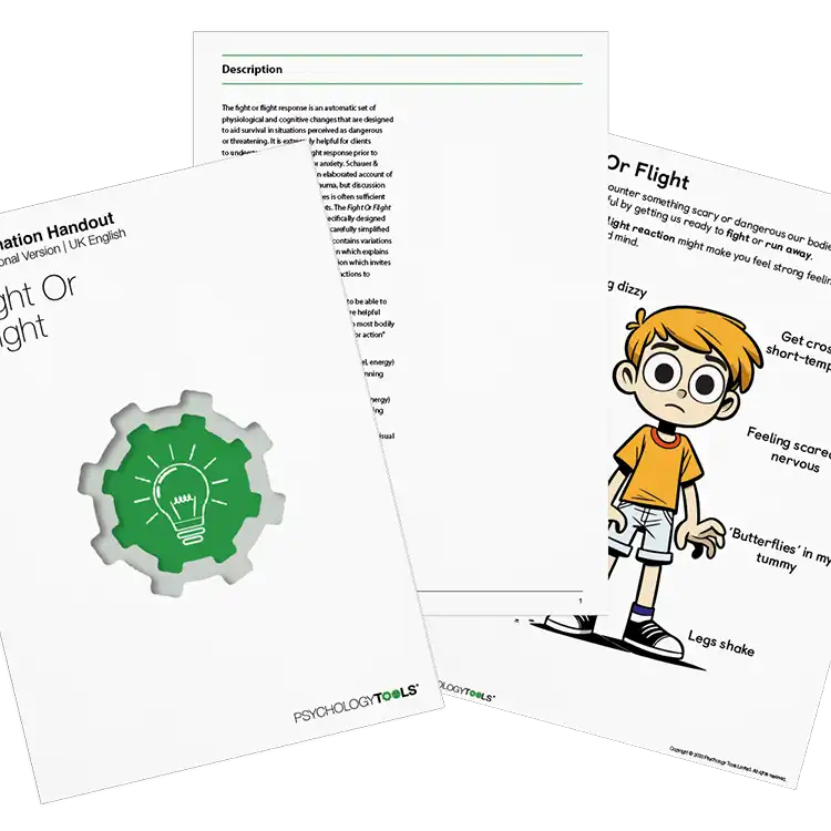 Psychology Tools resource: Fight or Flight (CYP)