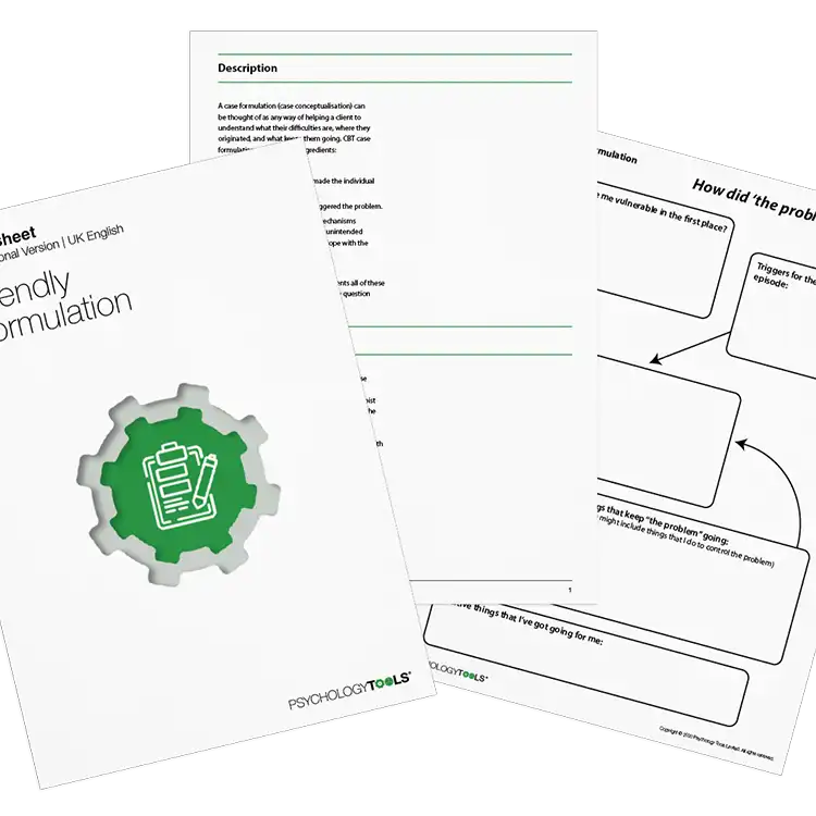 Psychology Tools resource: Friendly Formulation