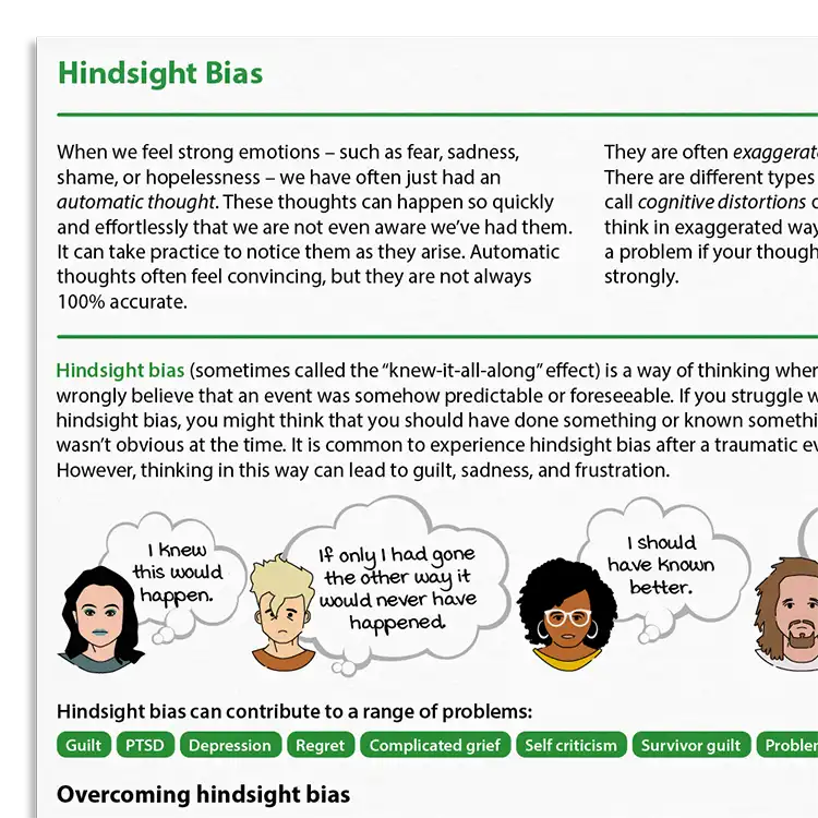 Psychology Tools resource: Hindsight Bias