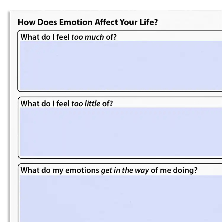 Psychology Tools resource: How Does Emotion Affect Your Life?