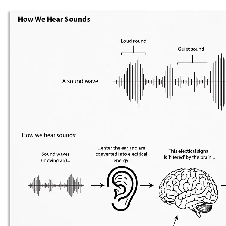 Psychology Tools resource: How We Hear Sounds