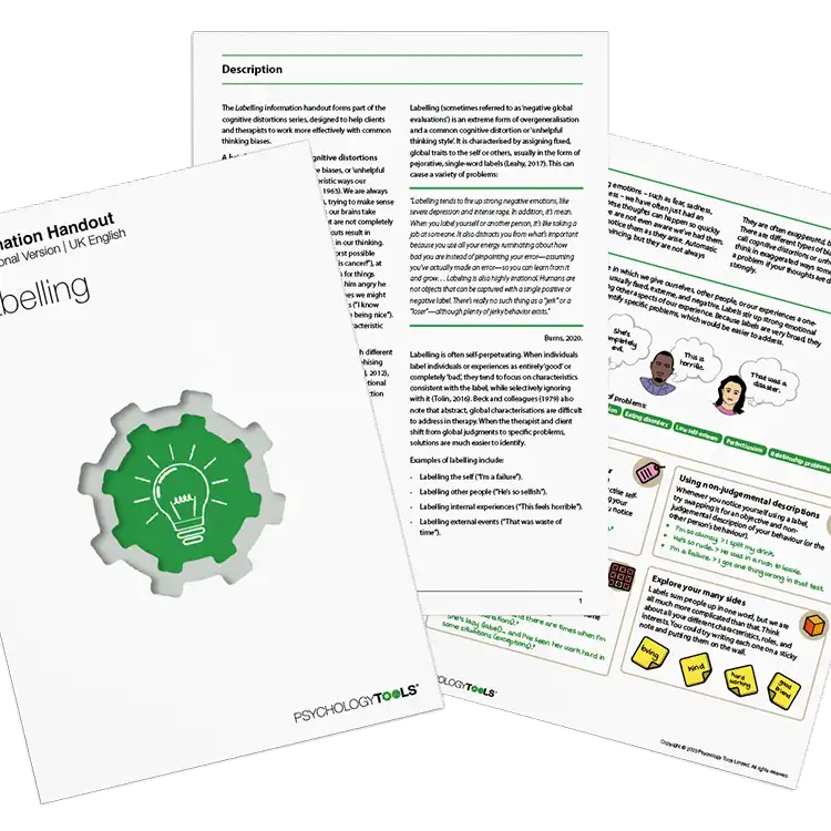 Psychology Tools resource: Labeling